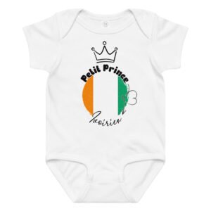 Petit Prince Ivoirien - Body bébé garçon 100% coton 🇨🇮