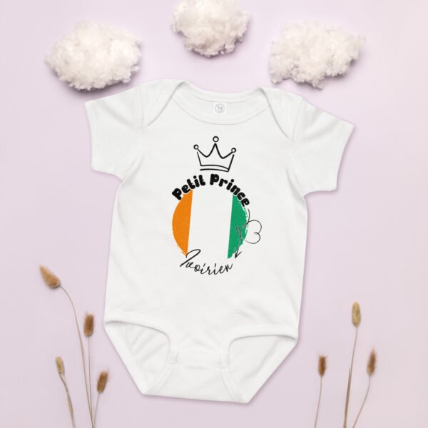 Petit Prince Ivoirien - Body bébé garçon 100% coton 🇨🇮 – Image 5