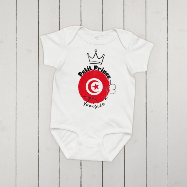 Petit Prince Tunisien — Body Bébé garçon 100% Coton – Image 3
