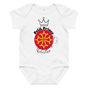 👑 Petit prince d'Occitanie — Body bébé garçon 100% coton