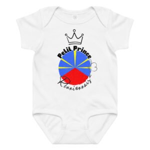 🌋 Petit Prince Réunionnais — Body bébé garçon 100% coton