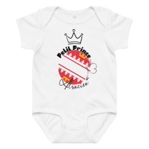 👑 Petit Prince Alsacien — Body bébé garçon 100% coton