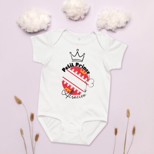 👑 Petit Prince Alsacien — Body bébé garçon 100% coton – Image 5