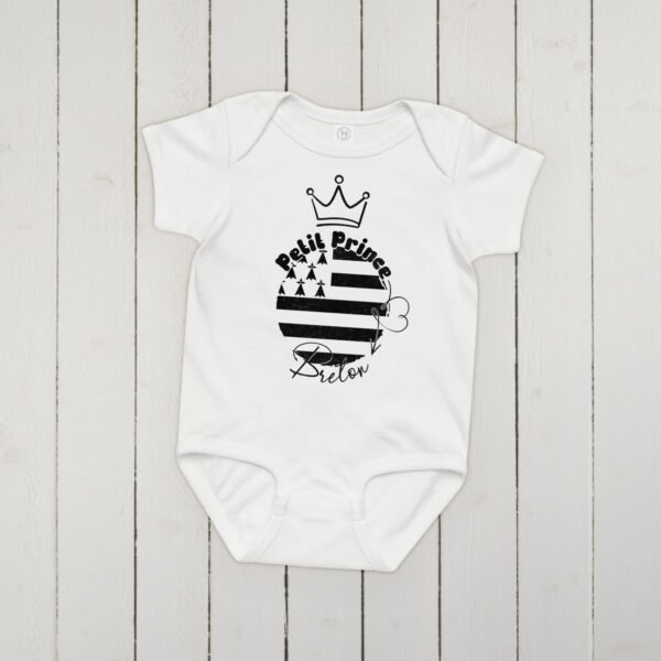 👑 Petit Prince Breton - Body bébé garçon 100% coton – Image 3