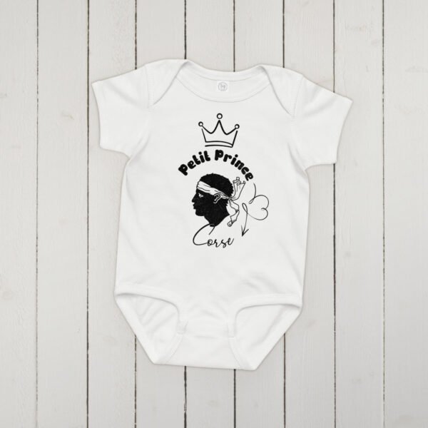 🏝️ Petit Prince Corse — Body bébé garçon en coton – Image 3