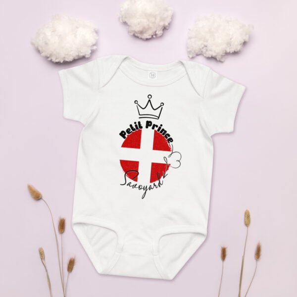 👑 Petit Prince Savoyard — Body Bébé Garçon – Image 5