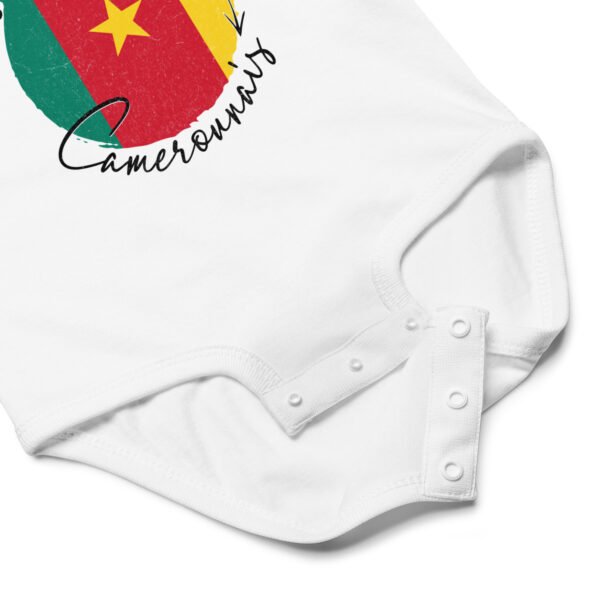 🦁 Petit Prince du Cameroun — Body Bébé Garçon 100% Coton – Image 2