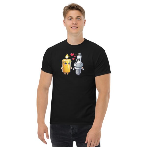 🔥 T-SHIRT “BOUGIES amoureuses” : cadeau pour mécanicien 🔧 – Image 7