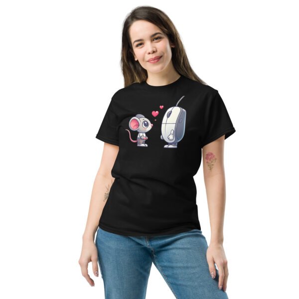 T-shirt Humour Informatique : Quand les Souris Tombent Amoureuses 🐭❤️🖱️ – Image 5