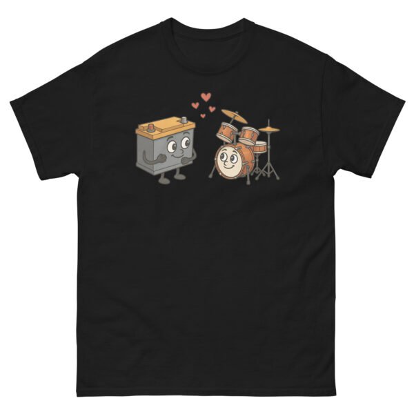 T-shirt Batterie - Quand la Musique rencontre la Mécanique !