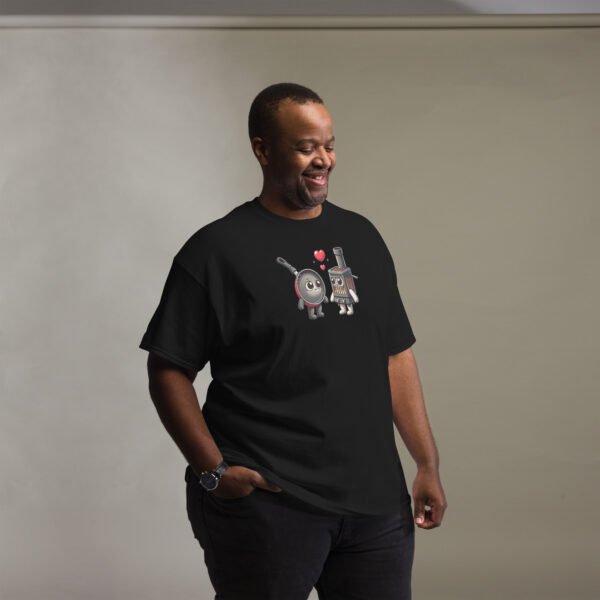 T-shirt Homme Humour pour chef cuisto : Quand un Poêle rencontre une Poêle – Image 6