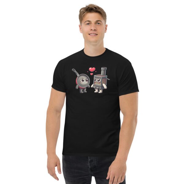 T-shirt Homme Humour pour chef cuisto : Quand un Poêle rencontre une Poêle – Image 7
