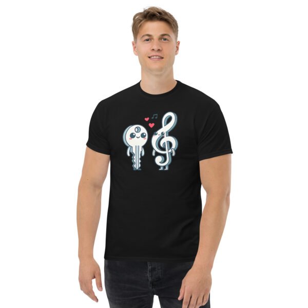 🎵 T-shirt Humoristique Homme pour serrurier "Clé en Amour" - L'union parfaite entre musique et serrurerie – Image 7