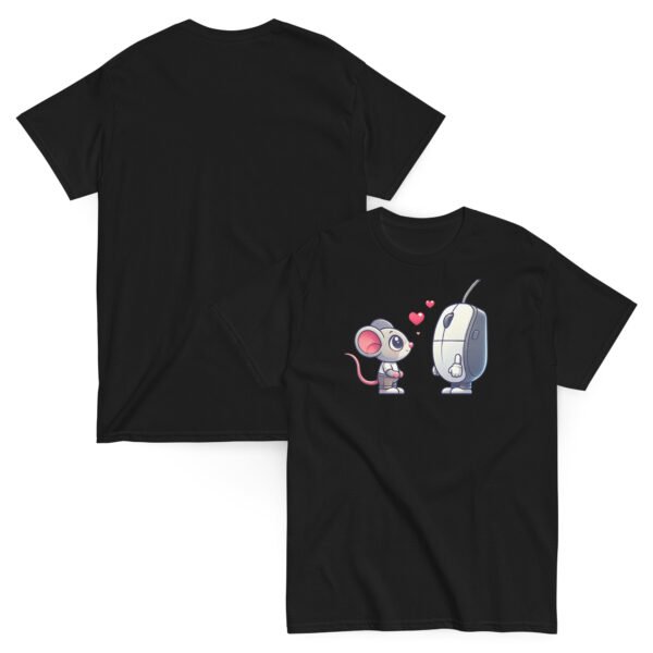 T-shirt Humour Informatique : Quand les Souris Tombent Amoureuses 🐭❤️🖱️ – Image 2