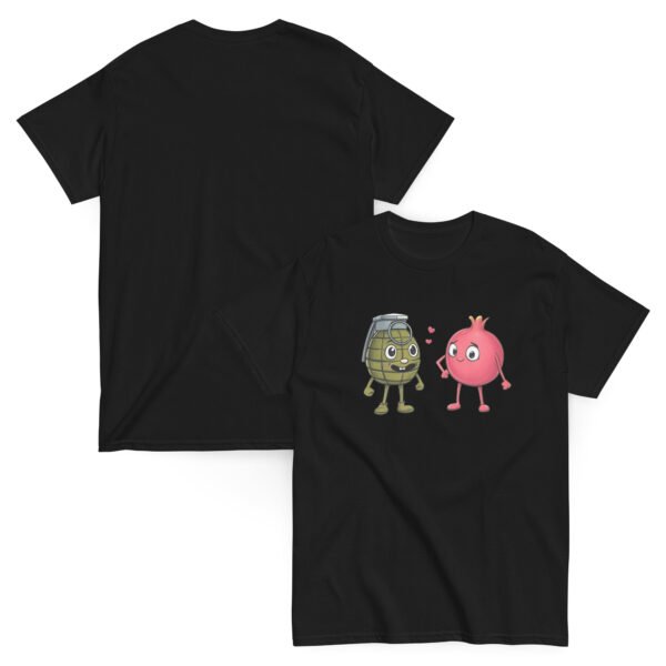 T-shirt Homme Humour “Amour entre deux Grenades” – Image 2