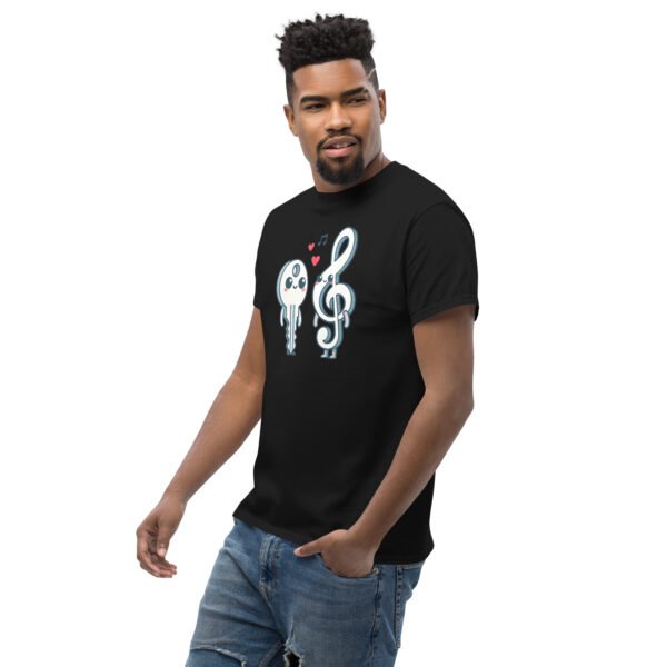 🎵 T-shirt Humoristique Homme pour serrurier "Clé en Amour" - L'union parfaite entre musique et serrurerie – Image 4