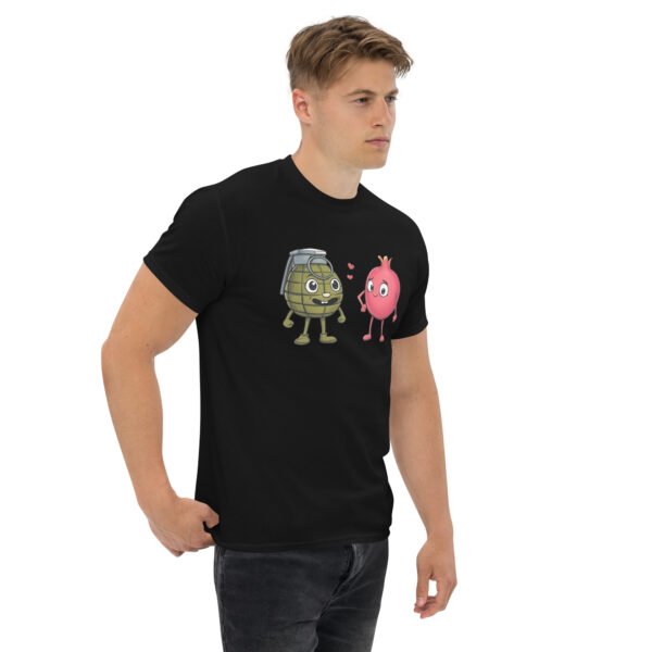 T-shirt Homme Humour “Amour entre deux Grenades” – Image 3
