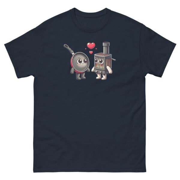 T-shirt Homme Humour pour chef cuisto : Quand un Poêle rencontre une Poêle – Image 9