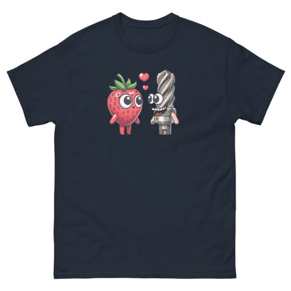 T-shirt "Amour entre Fraises" - L'humour qui fait sourire les bricoleurs et passionnés de nourriture ! – Image 8