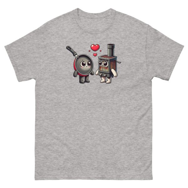 T-shirt Homme Humour pour chef cuisto : Quand un Poêle rencontre une Poêle – Image 11