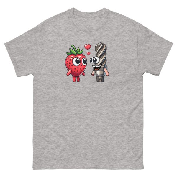 T-shirt "Amour entre Fraises" - L'humour qui fait sourire les bricoleurs et passionnés de nourriture ! – Image 9