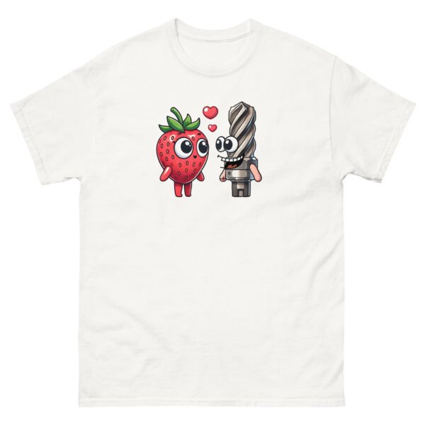 T-shirt "Amour entre Fraises" - L'humour qui fait sourire les bricoleurs et passionnés de nourriture ! – Image 10