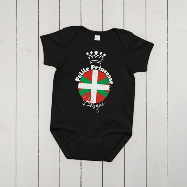 Body bébé “Petite princesse Basque” en coton 🇫🇷❤️💚 – Image 10
