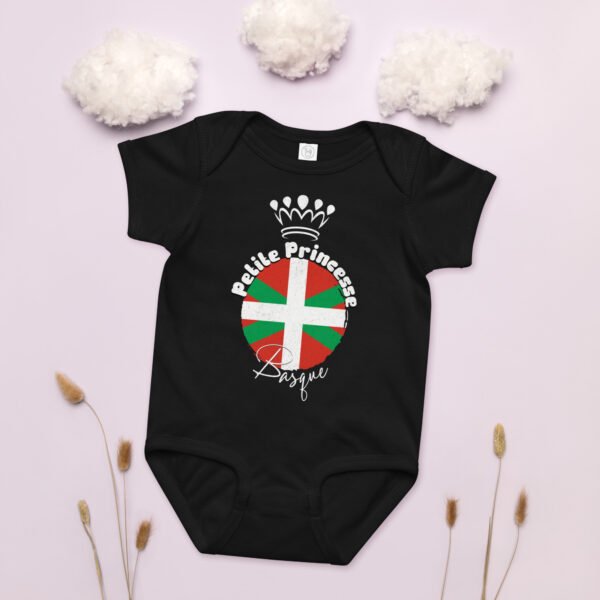 Body bébé “Petite princesse Basque” en coton 🇫🇷❤️💚 – Image 11