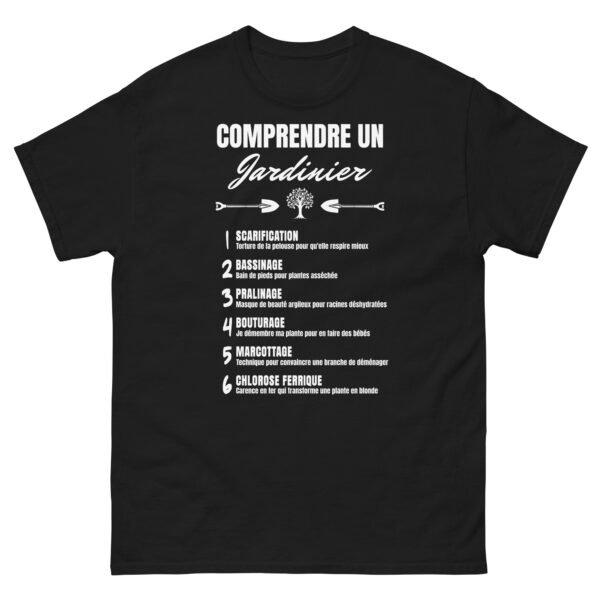 T-shirt Homme Humoristique "Comprendre un Jardinier Paysagiste" - Le Cadeau Parfait pour les Pros du Jardinage 🌱 – Image 8