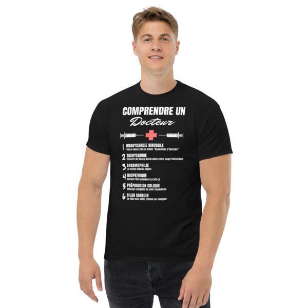 🩺 T-shirt Homme "Comprendre un docteur" - Le dictionnaire humoristique du jargon médical ! – Image 13