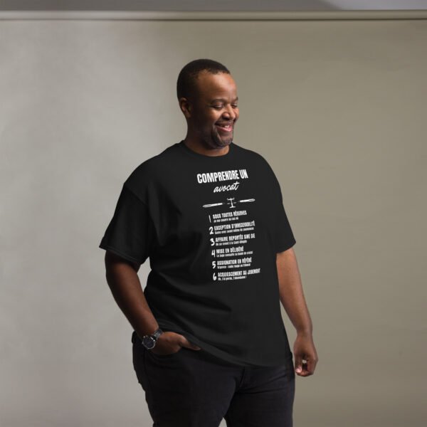 T-SHIRT Homme "COMPRENDRE UN AVOCAT" - L'HUMOUR JURIDIQUE DÉCODÉ ⚖️ – Image 12