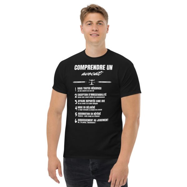 T-SHIRT Homme "COMPRENDRE UN AVOCAT" - L'HUMOUR JURIDIQUE DÉCODÉ ⚖️ – Image 13