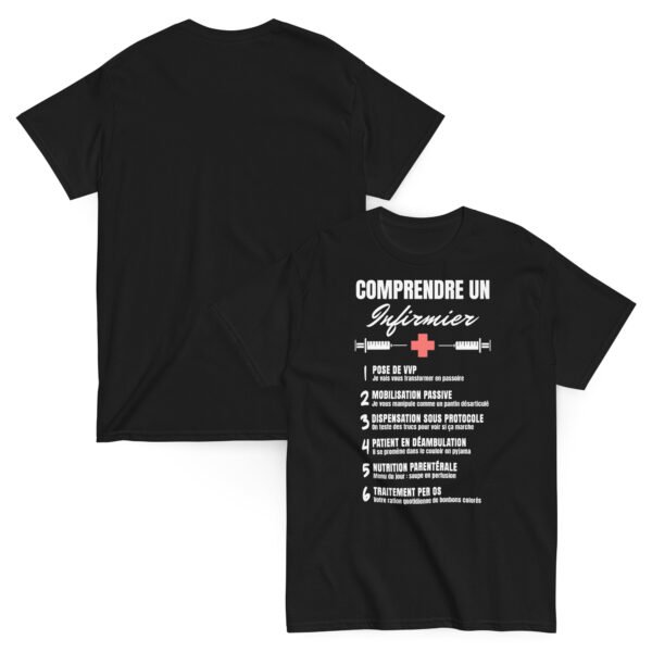 Comprendre un Infirmier : Le T-shirt Homme qui Parle Leur Langage 🏥 – Image 9