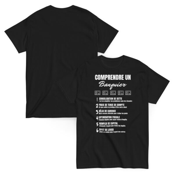 Comprendre un Banquier - Le T-shirt Homme qui Décode leur Jargon avec Humour 🏦💼 – Image 9
