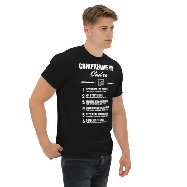 T-shirt Homme Humour "Comprendre un Cadre Dirigeant" - Décodez enfin le Jargon des Managers ! – Image 10