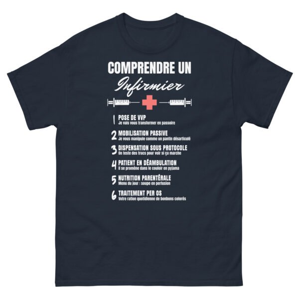 Comprendre un Infirmier : Le T-shirt Homme qui Parle Leur Langage 🏥 – Image 14