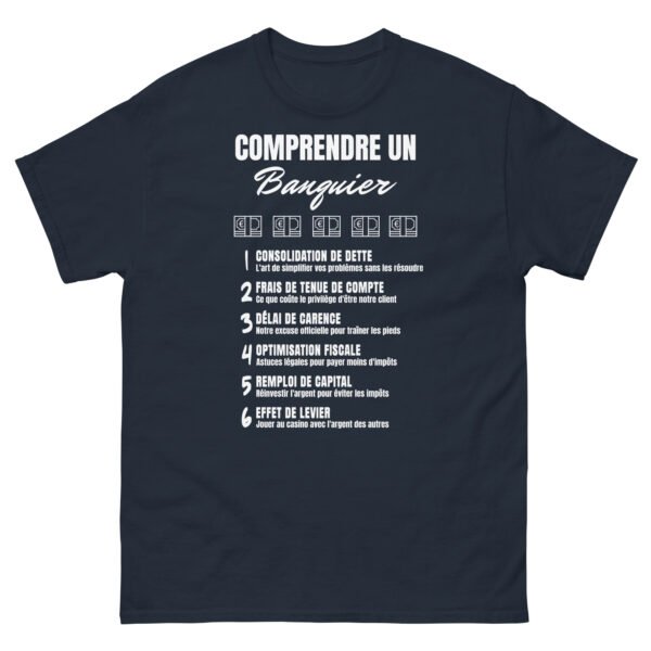 Comprendre un Banquier - Le T-shirt Homme qui Décode leur Jargon avec Humour 🏦💼 – Image 14