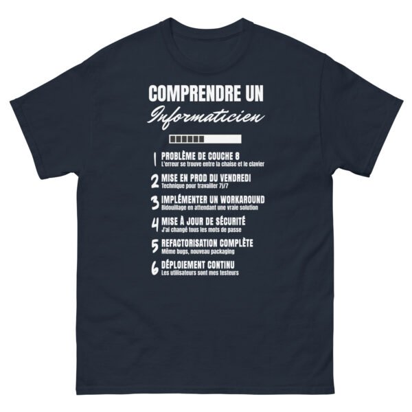“Comprendre un Informaticien” : Le T-shirt Homme qui Parle Geek ! 🖥️👨‍💻 – Image 14