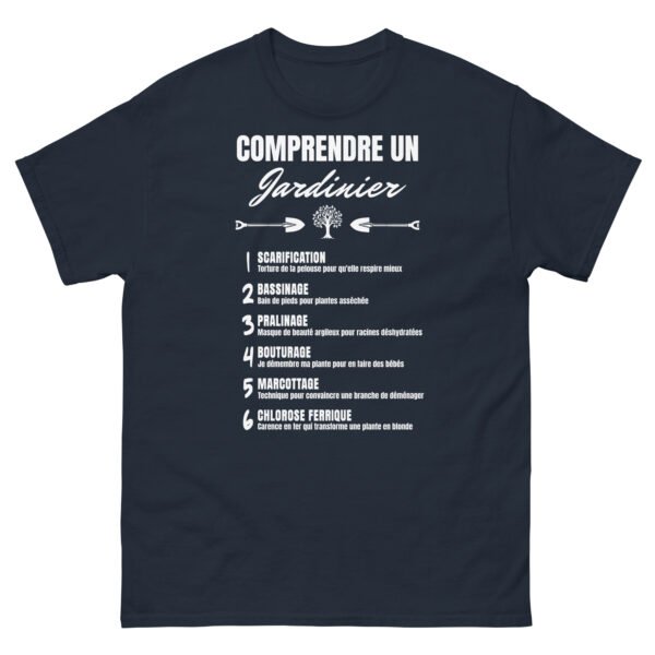T-shirt Homme Humoristique "Comprendre un Jardinier Paysagiste" - Le Cadeau Parfait pour les Pros du Jardinage 🌱 – Image 14