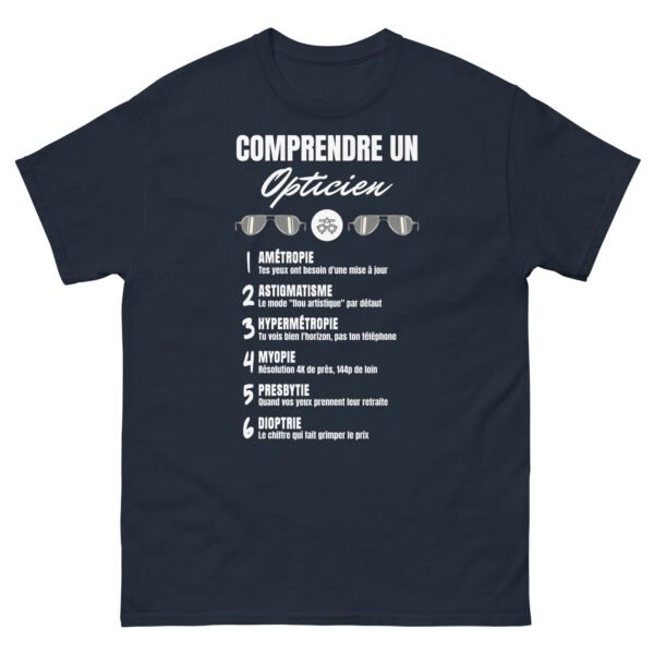 “Comprendre un Opticien” : Le T-shirt Homme Qui Traduit Leur Langage Secret 👓 – Image 14