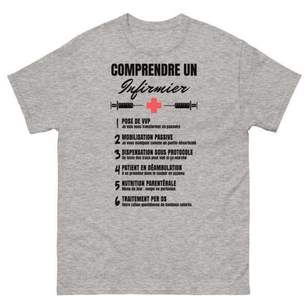 Comprendre un Infirmier : Le T-shirt Homme qui Parle Leur Langage 🏥 – Image 7