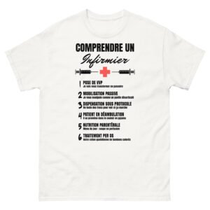 Comprendre un Infirmier : Le T-shirt Homme qui Parle Leur Langage 🏥