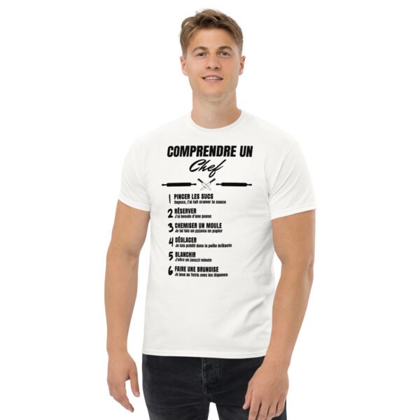 🍳 T-SHIRT homme "COMPRENDRE UN CHEF" - L'ARGOT CULINAIRE ENFIN DÉCODÉ ! – Image 6