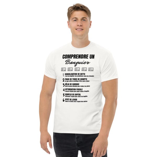 Comprendre un Banquier - Le T-shirt Homme qui Décode leur Jargon avec Humour 🏦💼 – Image 6