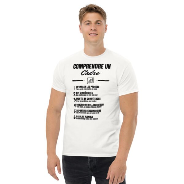 T-shirt Homme Humour "Comprendre un Cadre Dirigeant" - Décodez enfin le Jargon des Managers ! – Image 6