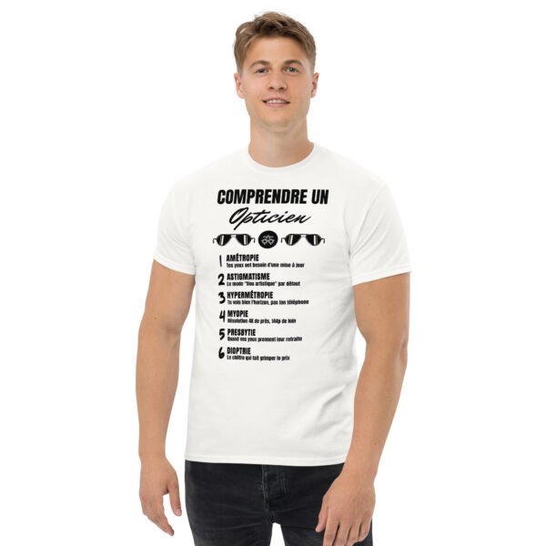 “Comprendre un Opticien” : Le T-shirt Homme Qui Traduit Leur Langage Secret 👓 – Image 6