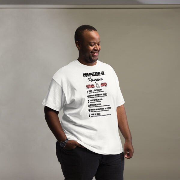 🔥 T-SHIRT Homme : “COMPRENDRE UN POMPIER” EN 6 EXPRESSIONS 🔥 – Image 5