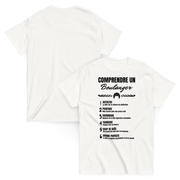 T-shirt Homme “Jargon du Boulanger” : Déchiffrez enfin leurs secrets ! 🥖 – Image 2