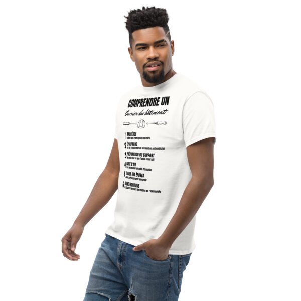 T-shirt homme "Comprendre un Ouvrier du Bâtiment" - L'humour qui parle aux pros ! 🏗️ – Image 4