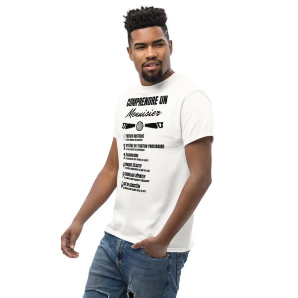 T-shirt Homme "Comprendre un Menuisier" - L'humour qui taille dans le vif ! 🪚 – Image 4